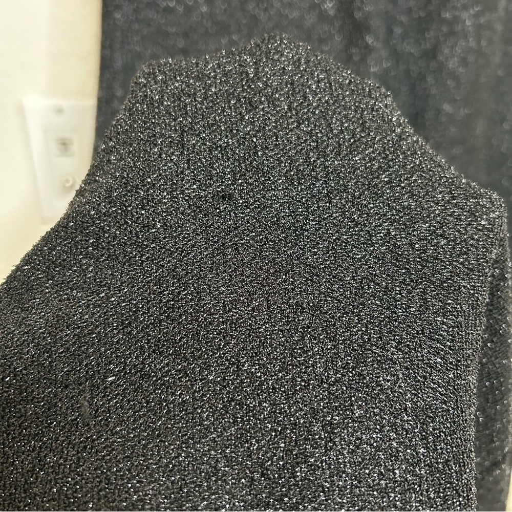 Reformation metallic shimmer dress black medium - Picture 13 of 15